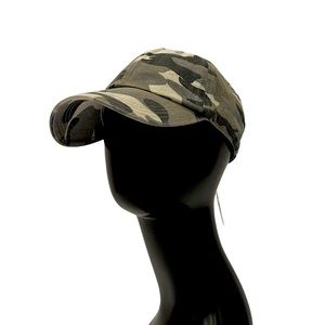 Anthropologie Women’s Baseball Cap, Camo Color, Adjustable Back, NWT